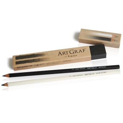 Fine art shop - ART GRAF Box with 2 Graphite pencils (Graphite Soft B and Acuarelable 2B) | totenart.com