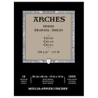  Fine art shop - Arches Drawing 200 gr, 26x36  cm, Cream, pad 16 s. | totenart.com