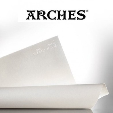  Fine art shop - Velin BFK Rives Arches Sheet 175 gr, 48x66 cm, White | totenart.com