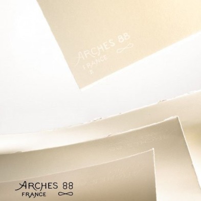  Fine art shop - Arches88 Sheet 300  gr, 56x76 cm, Natural White | totenart.com