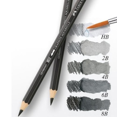 Fine art shop - Watersoluble Graphite Pencil 6B, Faber-Castell | totenart.com