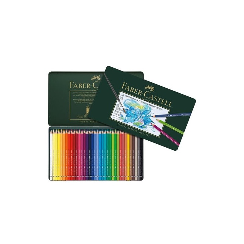  Fine art shop - Albrecht Dürer Watercolour Pencils Metal box Faber-Castell, 36 colours | totenart.com