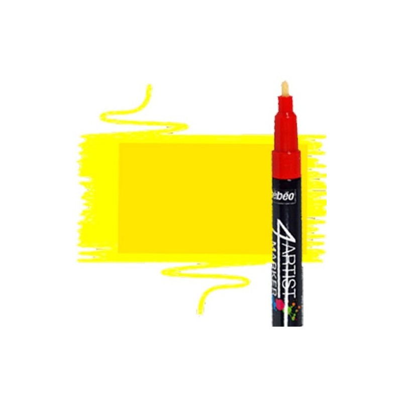 Fine art shop - Pebeo 4Artist Yellow Oil Marker 2 mm | totenart.com