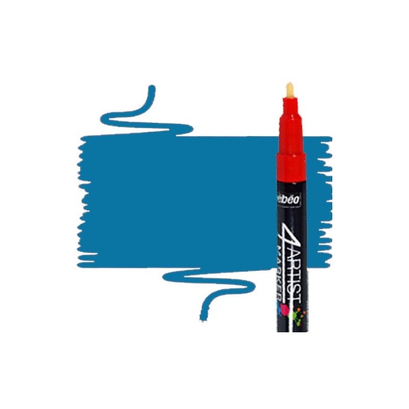 Fine art shop - Pebeo 4Artist Blue Oil Marker 2 mm | totenart.com