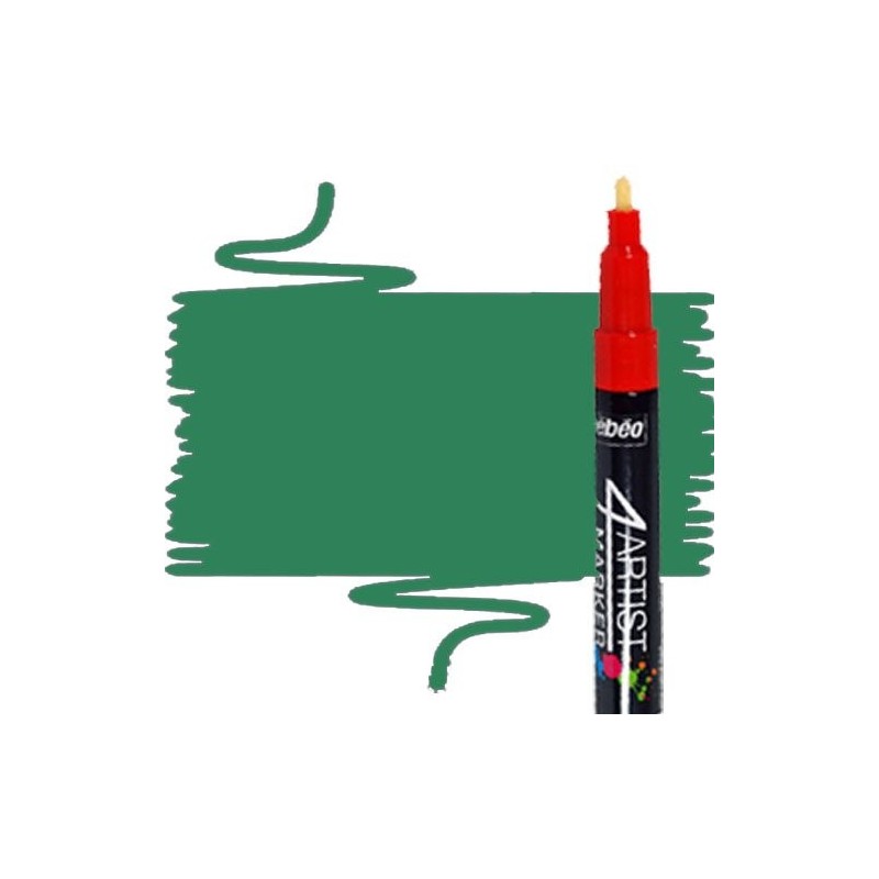 Fine art shop - Pebeo 4Artist Green Oil Marker 2 mm | totenart.com