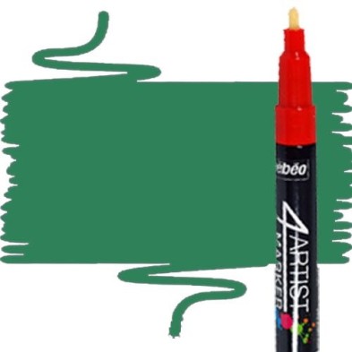 Fine art shop - Pebeo 4Artist Green Oil Marker 2 mm | totenart.com