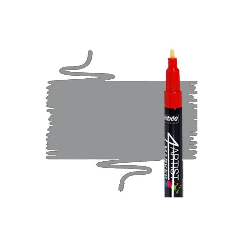 Fine art shop - Pebeo 4Artist Gray Oil Marker 2 mm | totenart.com