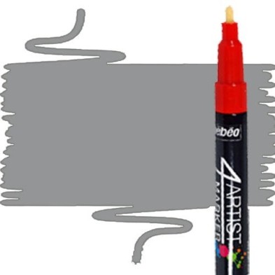 Fine art shop - Pebeo 4Artist Gray Oil Marker 2 mm | totenart.com
