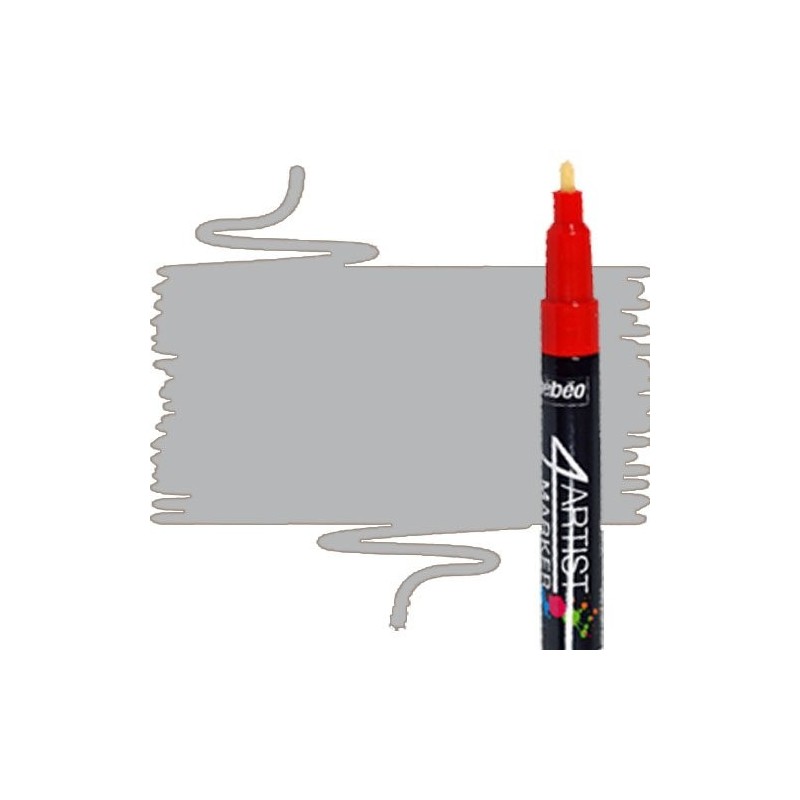 Fine art shop - Pebeo 4Artist Silver Oil Marker 2 mm | totenart.com