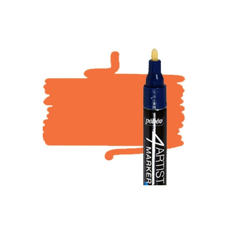 Fine art shop - Pebeo 4Artist Orange Oil Marker 4 mm | totenart.com