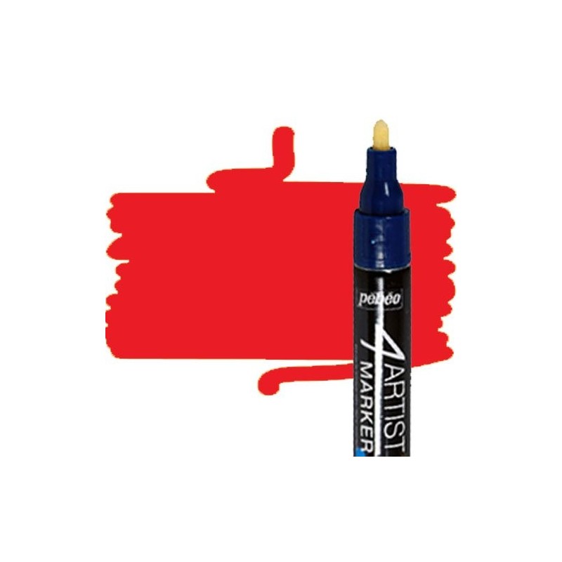 Fine art shop - Pebeo 4Artist Red Oil Marker 4 mm | totenart.com