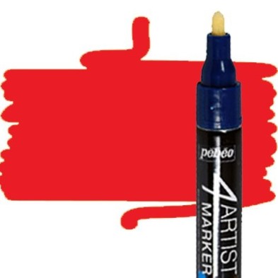 Fine art shop - Pebeo 4Artist Red Oil Marker 4 mm | totenart.com