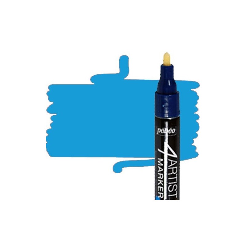 Fine art shop - Pebeo 4Artist Pink Oil Marker 4 mm light blue | totenart.com