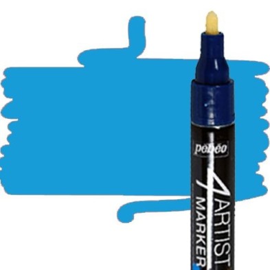 Fine art shop - Pebeo 4Artist Pink Oil Marker 4 mm light blue | totenart.com