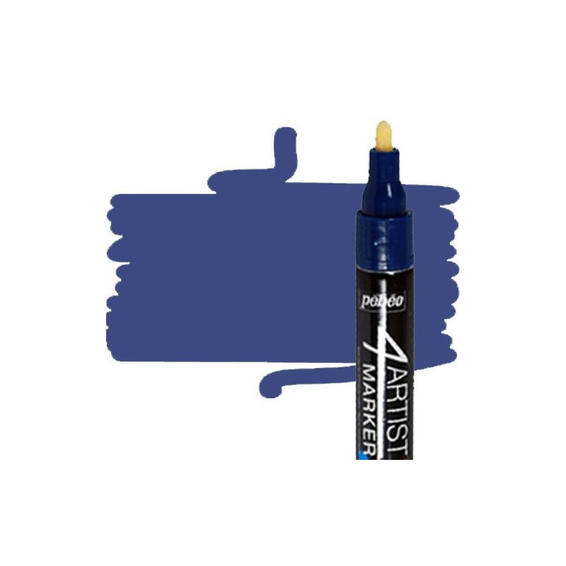 Fine art shop - Pebeo 4Artist Pink Oil Marker 4 mm deep blue | totenart.com