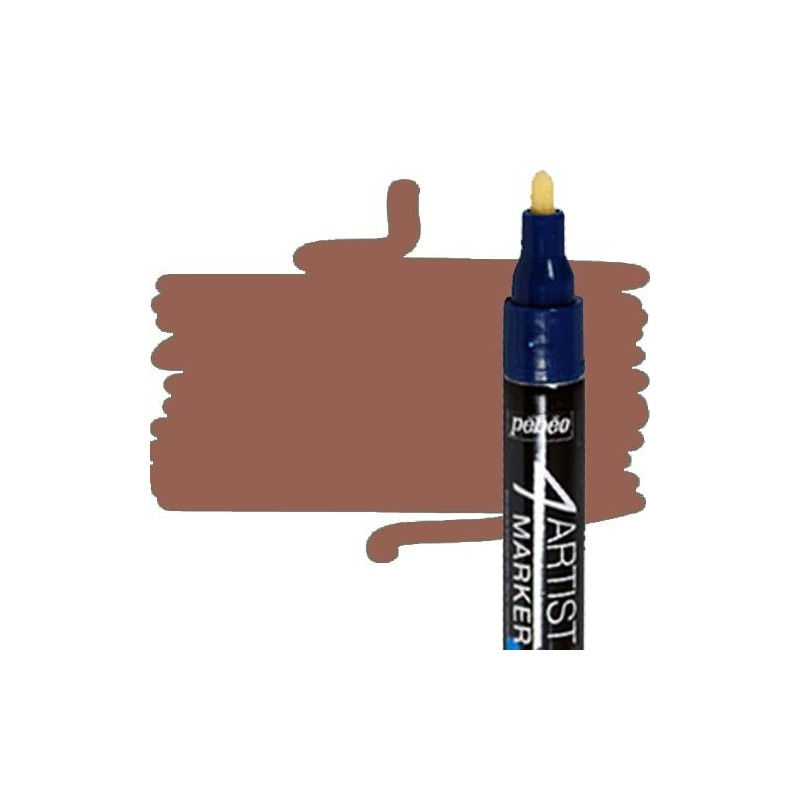 Fine art shop - Pebeo 4Artist Pink Oil Marker 4 mm brown | totenart.com