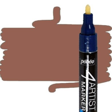 Fine art shop - Pebeo 4Artist Pink Oil Marker 4 mm brown | totenart.com