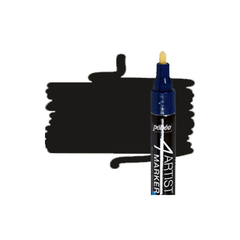 Fine art shop - Pebeo 4Artist Pink Oil Marker 4 mm black | totenart.com