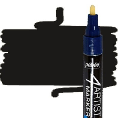 Fine art shop - Pebeo 4Artist Pink Oil Marker 4 mm black | totenart.com