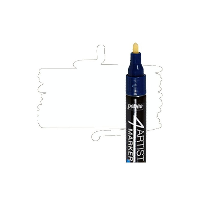 Fine art shop - Pebeo 4Artist Pink Oil Marker 4 mm white | totenart.com