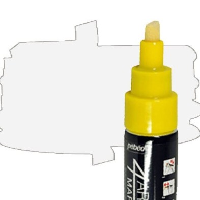 Fine art shop - Pebeo 4Artist Pink Oil Marker 8 mm white | totenart.com