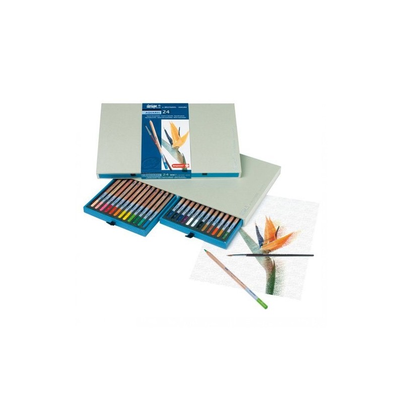  Fine art shop - \n24 Watercolour Pencil Case Sakura Bruynzeel | totenart.com