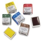 Fine art shop - Box 16 watercolor cotman Winsor Newton 1/2 godets, 3 tubes 8 ml and 1 brush | totenart.com