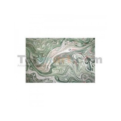 Hand made paper binding, Green