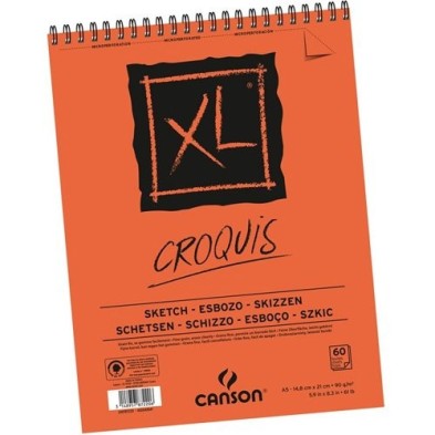  Fine art shop - XL Croquis Canson (Block), 120 s., 90 gr., 21x29.7 cm. | totenart.com