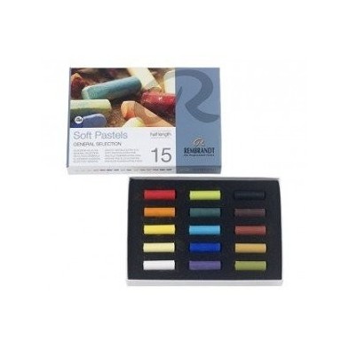  Fine art shop - Case pastel Rembrandt, 15 half length units., General selection | totenart.com