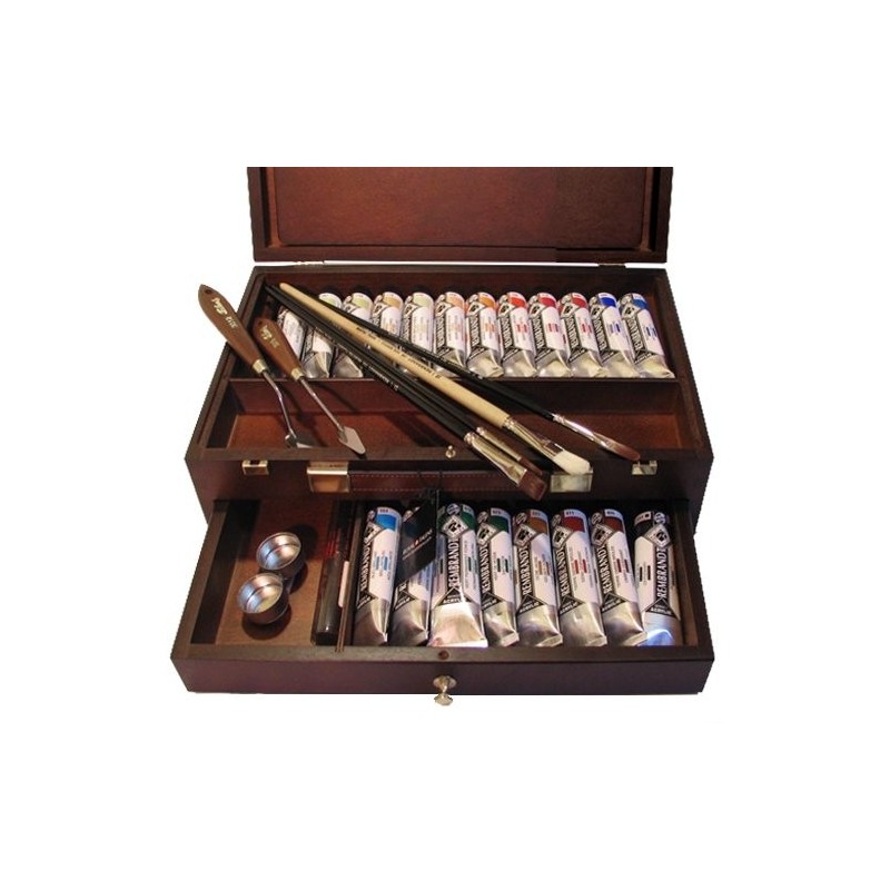 Fine art shop - Master wooden box acrylic Rembrandt | totenart.com