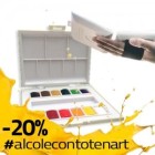 Fine art shop - Box 12 watercolors Sennelier with elasticated strap. | totenart.com