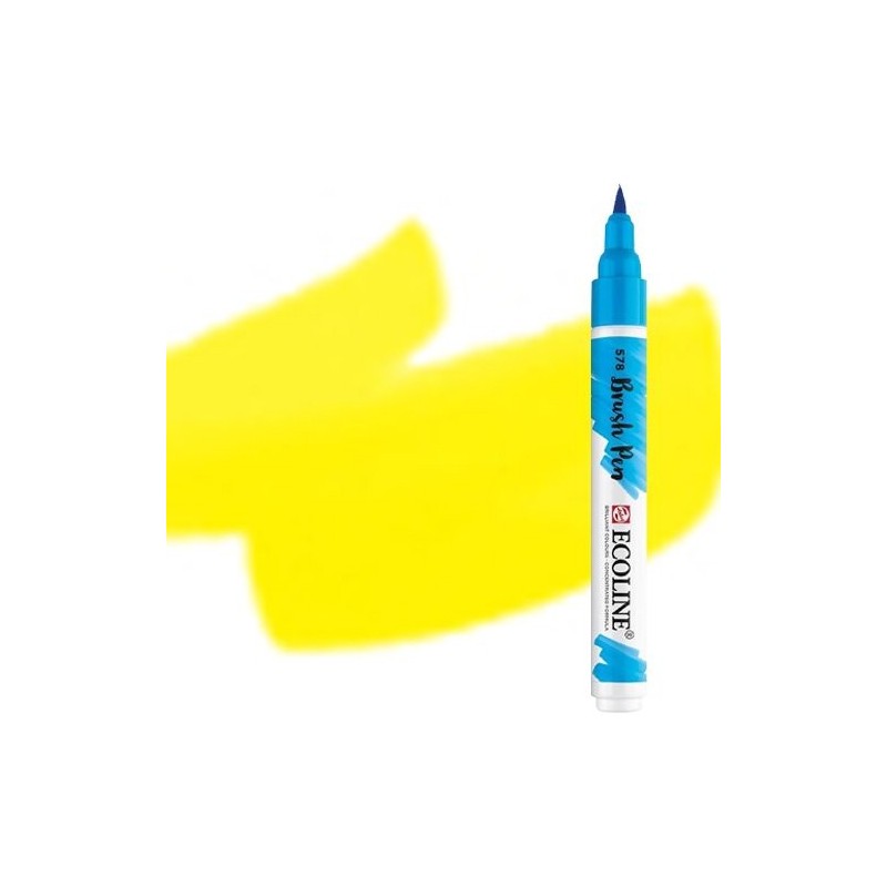 Fine art shop - Ecoline Brush Pen Lemon Yellow | totenart.com