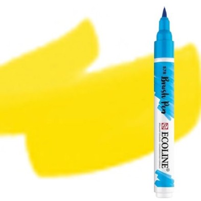 Fine art shop - Ecoline Brush Pen Chartreuse | totenart.com