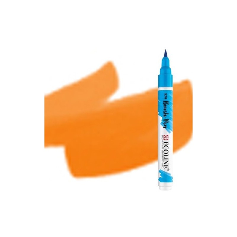 Fine art shop - Ecoline Brush Pen Light Orange | totenart.com