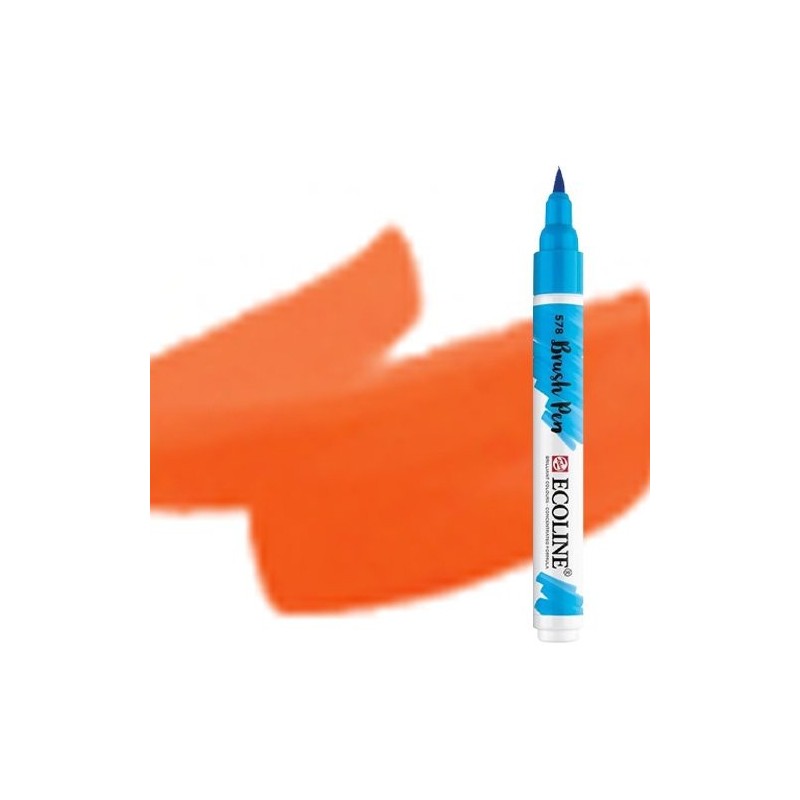 Fine art shop - Ecoline Brush Pen Vermilion | totenart.com