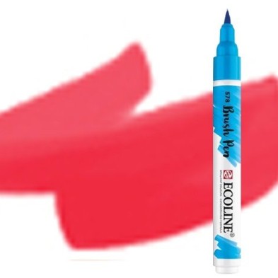Fine art shop - Ecoline Brush Pen Scarlet | totenart.com