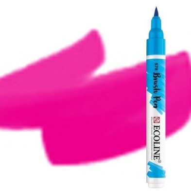 Fine art shop - Ecoline Brush Pen Magenta | totenart.com