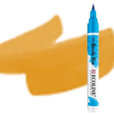 Fine art shop - Ecoline Brush Pen Dark Ocher | totenart.com