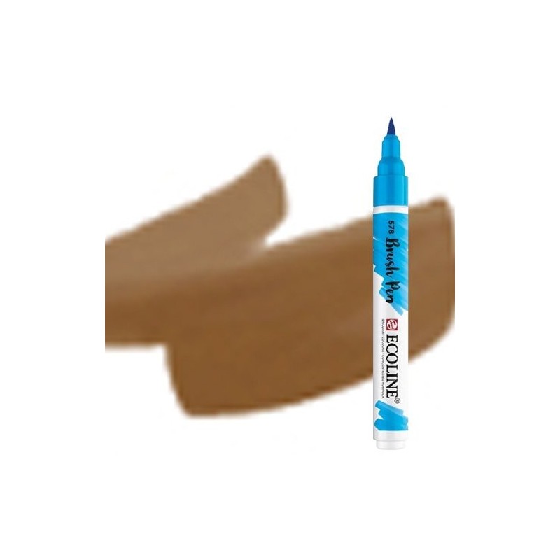 Fine art shop - Ecoline Brush Pen  Sepia | totenart.com