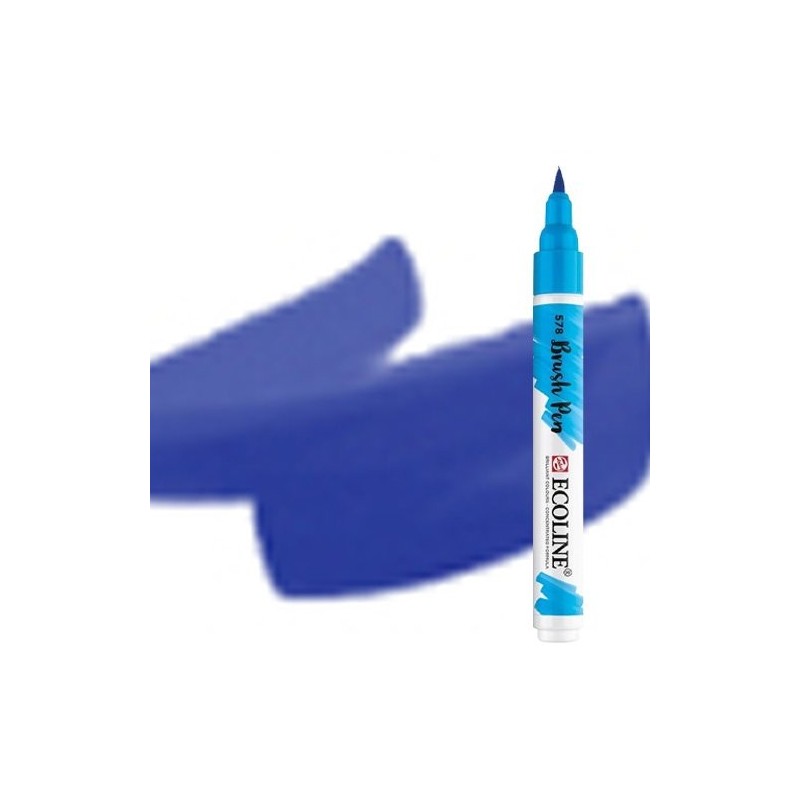 Fine art shop - Ecoline Brush Pen Violet Ultramarine  | totenart.com