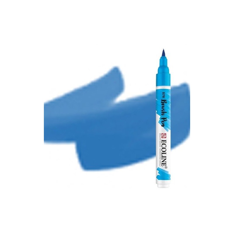 Fine art shop - Ecoline Brush Pen Prussian blue | totenart.com