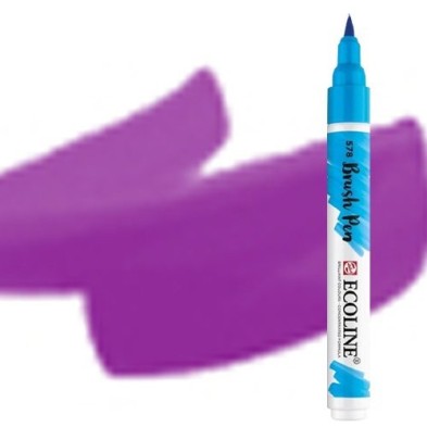 Fine art shop - Ecoline Brush Pen Red Violet | totenart.com