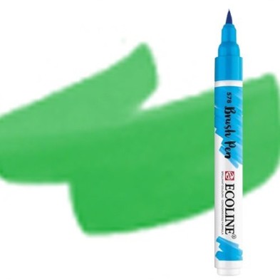 Fine art shop - Ecoline Brush Pen Green | totenart.com