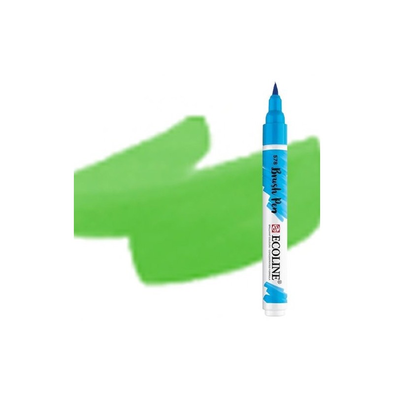 Fine art shop - Ecoline Brush Pen Light Green | totenart.com