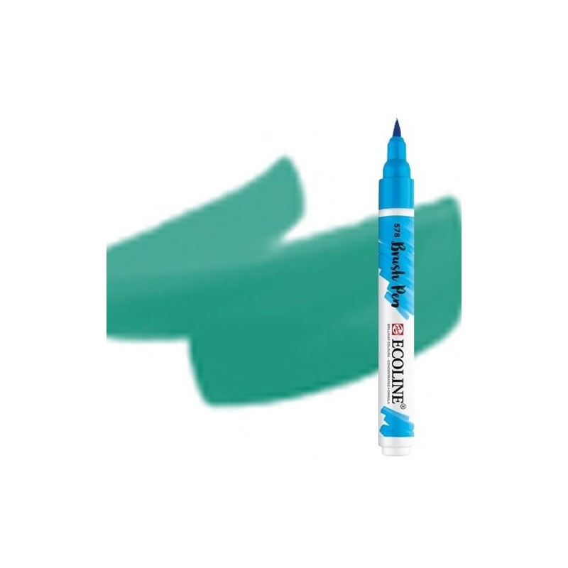 Fine art shop - Ecoline Brush Pen Dark Green | totenart.com