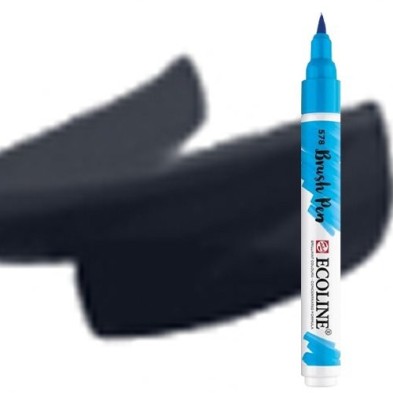 Fine art shop - Ecoline Brush Pen Black | totenart.com