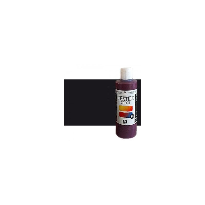  Fine art shop - Textile Vallejo Black, 200 ml. | totenart.com