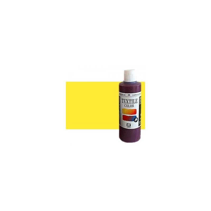 Fine art shop - Textile Vallejo Lemon Yellow, 200 ml. | totenart.com