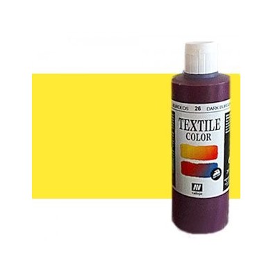 Fine art shop - Textile Vallejo Lemon Yellow, 200 ml. | totenart.com